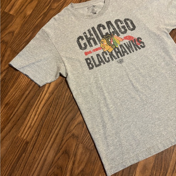 NHL Old Time Hockey Men’s Short Sleeve Chicago Blackhawks Size Large - Picture 4 of 9
